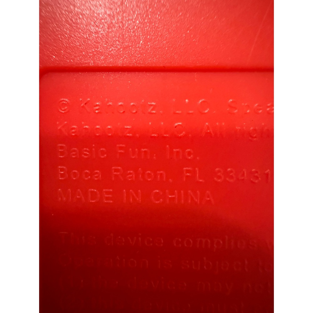 Basic Fun Speak &‎ Spell Electronic Retro Educational Toy Red Kahootz WORKS - Picture 4 of 4